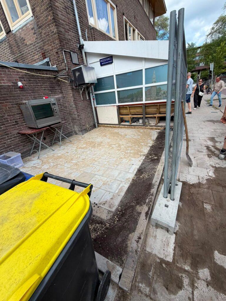 Terrastegels leggen bij een woning